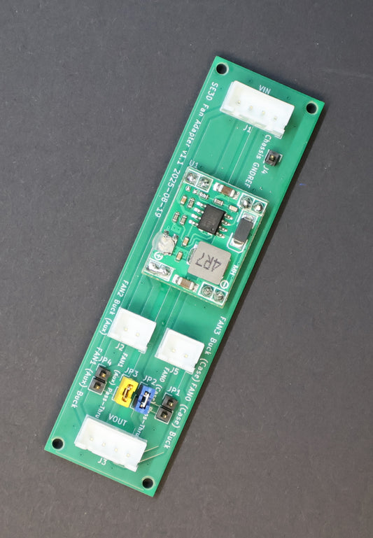 DC-DC Fan Adapter PCB for Centauri Carbon & Other 3D Printers