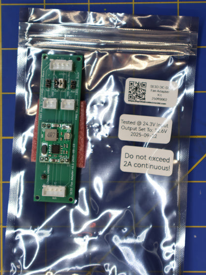 DC-DC Fan Adapter PCB for Centauri Carbon & Other 3D Printers