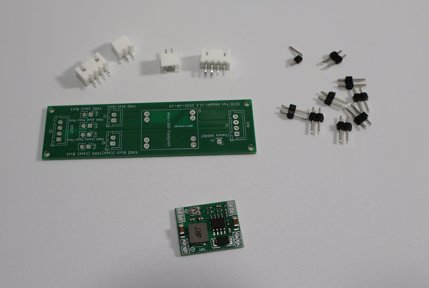 Fan Adapter PCB for Centauri Carbon 3D Printer – SE3D Design, PCBWay Made