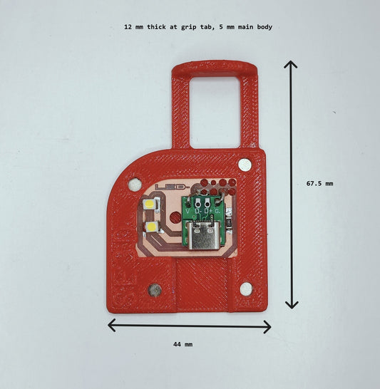SE3D Magnetic Work Light - Centauri Carbon Toolhead Daughterboard Edition (USB-C, Small-Batch)