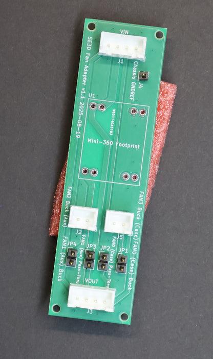 DC-DC Fan Adapter PCB for Centauri Carbon & Other 3D Printers